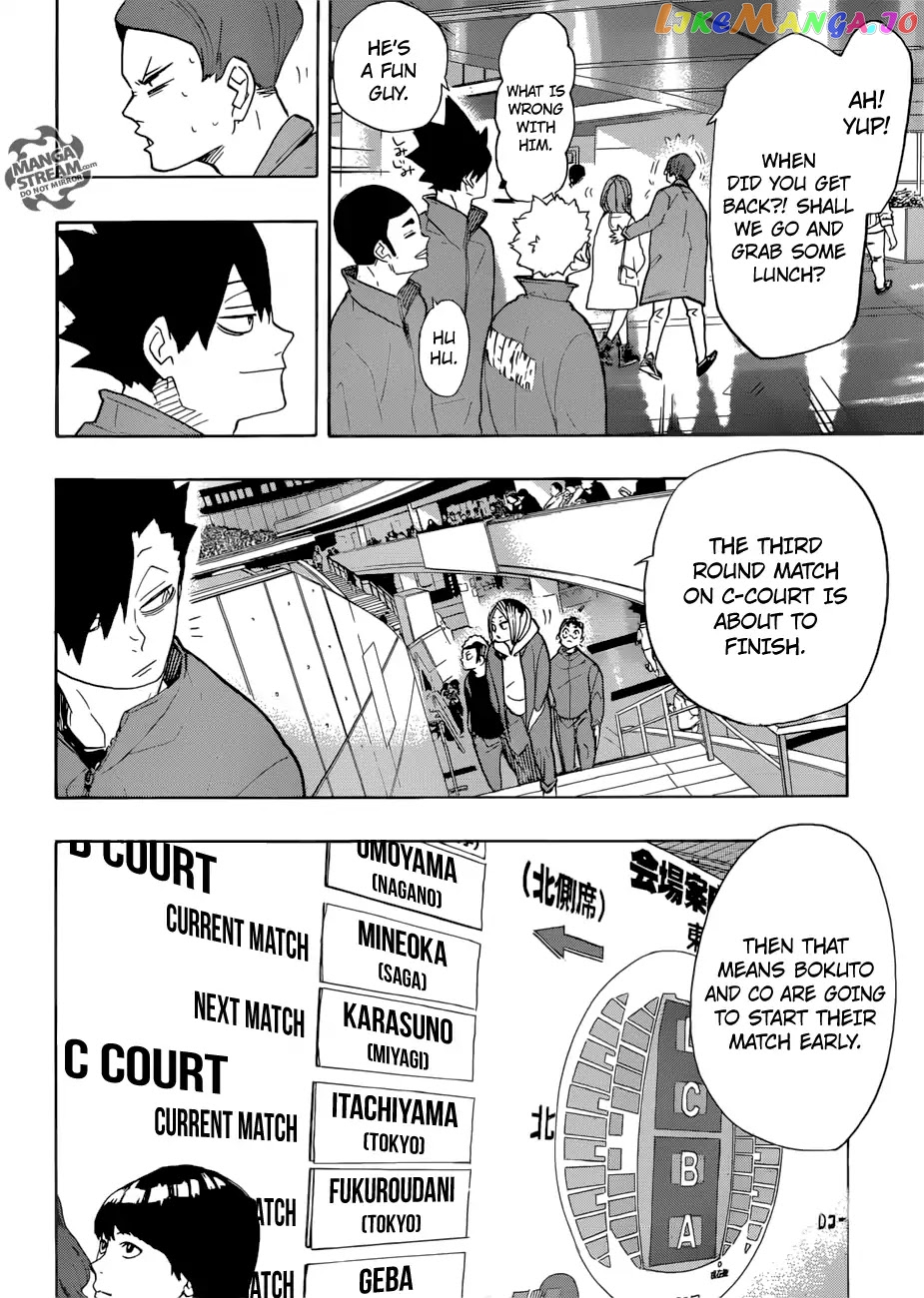 Haikyuu!!, Chapter 327 image 15